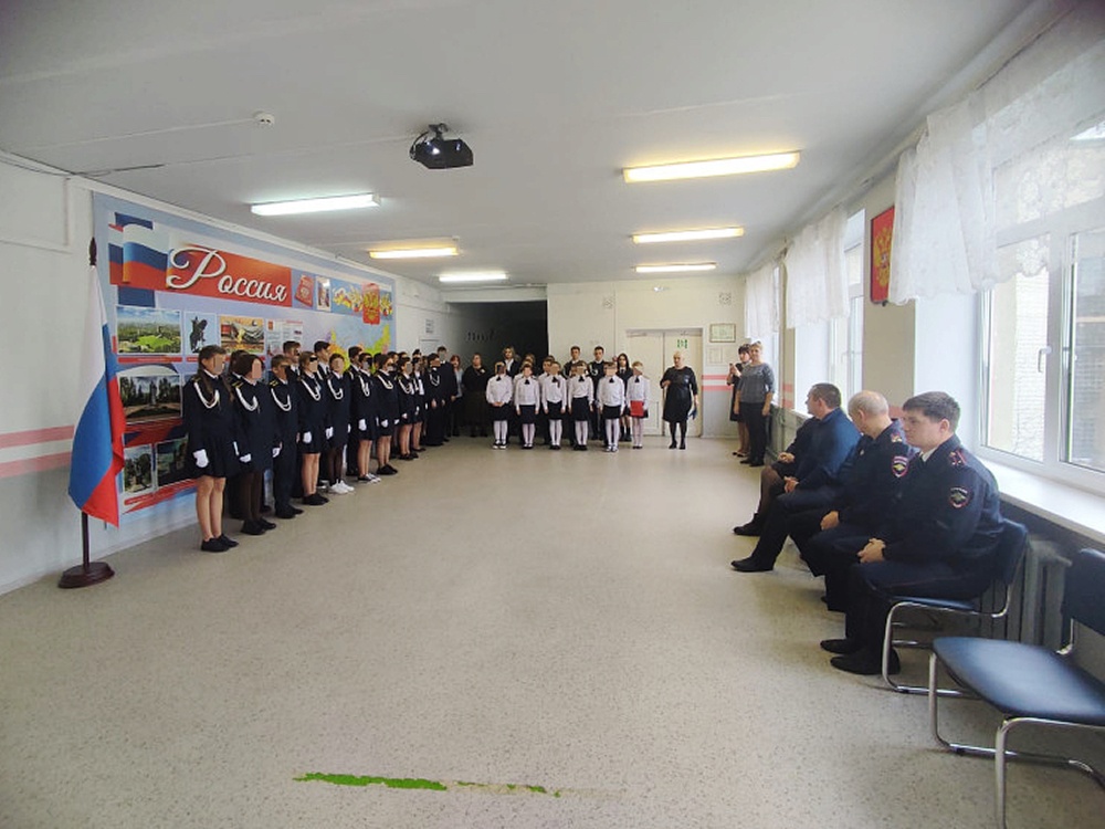 "Police Day-2022" at school No. 9 in the city of Efremov, November 10, 2022 / Photo from the school website